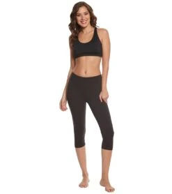 Marika Tummy Control Cotton Yoga Capris -Marika 1740176621603 black 4a