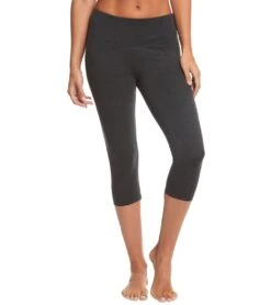 Marika Tummy Control Cotton Yoga Capris -Marika 1740176785443 heathercharcoal 1a