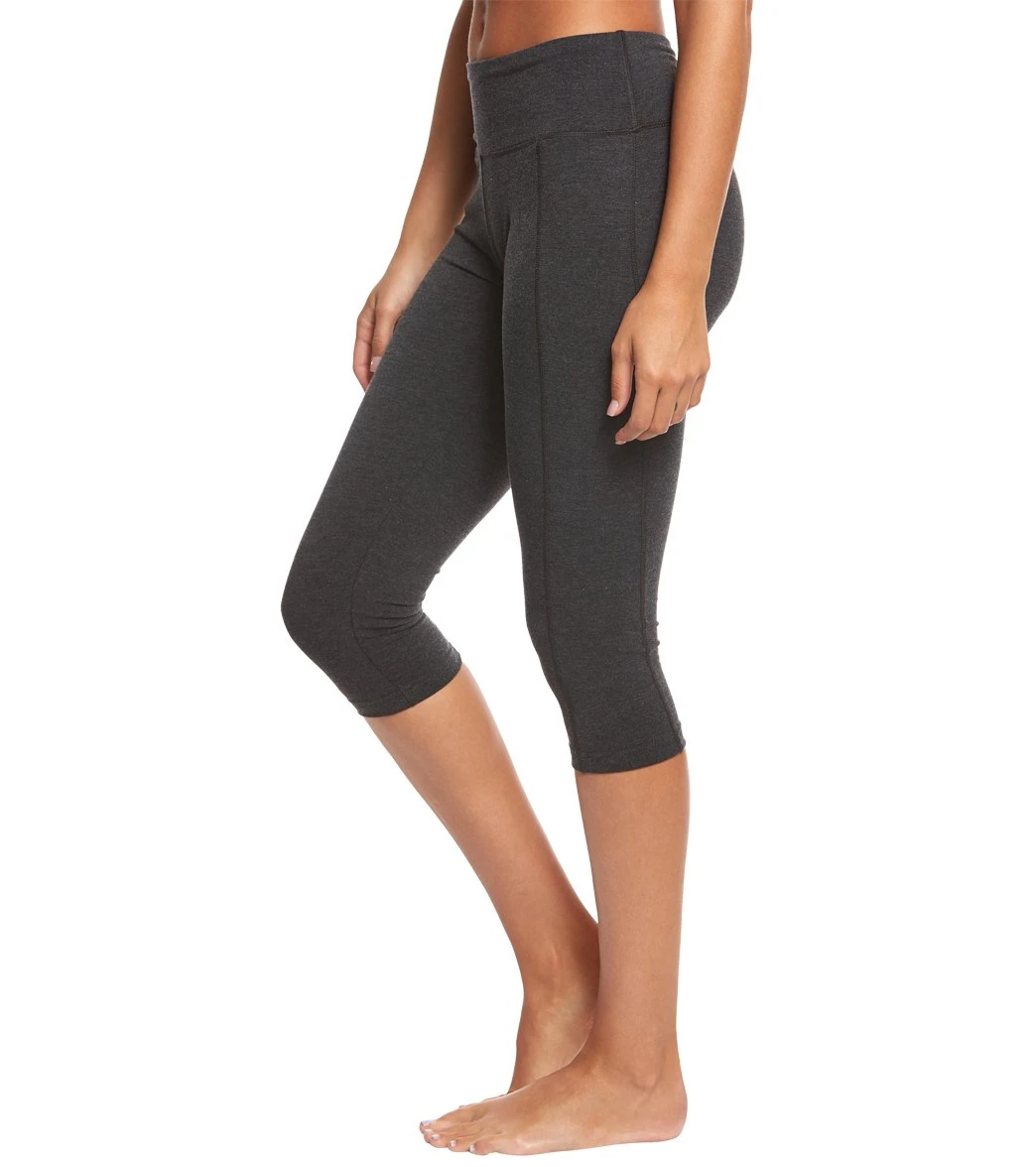 Marika Slimming Yoga Capris Heather Charcoal 3 Marika Slimming Yoga Capris Heather Charcoal