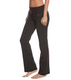 Marika Tummy Control Cotton Yoga Pants Heather Charcoal