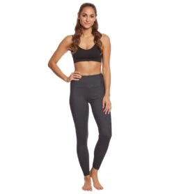 Marika High Rise Tummy Control Yoga Leggings Heather Black -Marika 1740180422691 heatherblack 4a