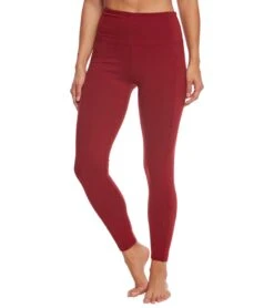 Marika High Rise Tummy Control Yoga Leggings Cabernet -Marika 1740180783139 cabernet