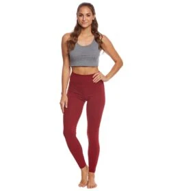 Marika High Rise Tummy Control Yoga Leggings Cabernet -Marika 1740180783139 cabernet 4a