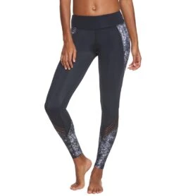 Marika Jordan Evade Yoga Leggings Black/Crackle Distress