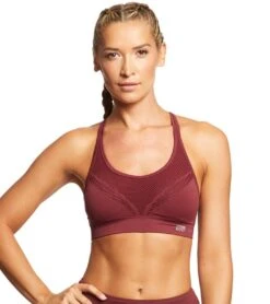 Marika Skylar Seamless Yoga Sports Bra Tawny Port