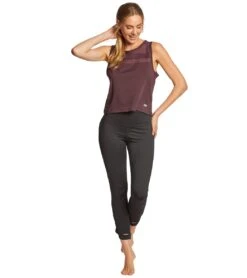 Marika Flounce Yoga Crop Top -Marika 1740350193699 wildplum 4a 1
