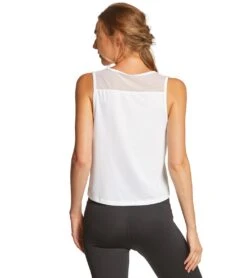 Marika Flounce Yoga Crop Top -Marika 1740350423075 white 3a