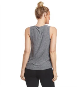 Marika Lattice Cut Out Tank -Marika 1740377554979 heatherblack 3a 1