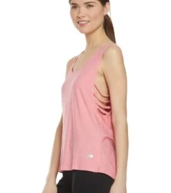 Marika Lattice Cut Out Tank Heather Dye Camelia -Marika 1740378341411 heatherdyecamelia 5a