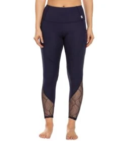 Marika Arabella Ankle Tummy Control Yoga Leggings With Pocket Eclipse