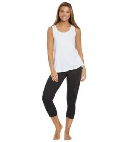 Marika Nicole Singlet Yoga Tank Top White -Marika 1740442042403 white 4a 1