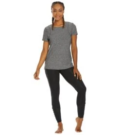 Marika Finish Line Short Sleeve Tee -Marika 1740443287587 heathercharcoal 4a