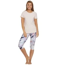 Marika Finish Line Short Sleeve Tee Heather Lotus -Marika 1740443582499 heatherlotus 4a