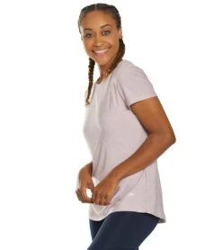 Marika Finish Line Short Sleeve Tee -Marika 1740443844643 heathermauveshadows 5a