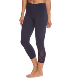 Marika Brooke High Rise Tummy Control Yoga Capris -Marika 1741645217827 midnightblue 1a