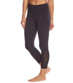 Marika Brooke High Rise Tummy Control Yoga Capris -Marika 1741645414435 black