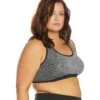Marika Plus Size Marianne Seamless Yoga Sports Bra Heather Black With Solid Trim -Marika 1741838319651 heatherblackwithsolidtrim 2a