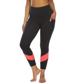 Marika Nellie Mid Calf Yoga Capris Sassy Coral -Marika 1741838483491 sassycoral