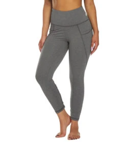 Marika Carter Mid Calf Yoga Capris Heather Grey -Marika 1741839138851 heathergrey