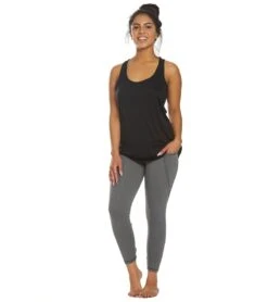 Marika Carter Mid Calf Yoga Capris Heather Grey -Marika 1741839138851 heathergrey 4a