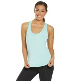 Marika Getaway Singlet Yoga Tank Top -Marika 1741840678947 heatherarubablue 1a