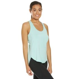 Marika Getaway Singlet Yoga Tank Top -Marika 1741840678947 heatherarubablue 2a