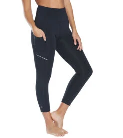 Marika High Waisted Elevate Yoga Capris Black