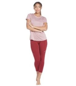 Marika High Waisted Elevate Yoga Capris Biking Red -Marika 1744868245539 bikingred 4a 1