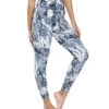 Marika High Waisted Printed Yoga Capris Black And White Torn Animal Print -Marika 1744868343843 blackandwhitetornanimalprint 2a