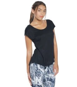 Marika Nadine Yoga Tee Black