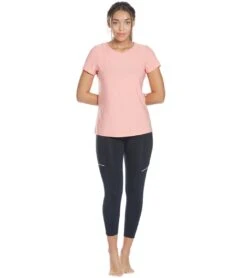 Marika Finish Line Short Sleeve Tee -Marika 1745775919139 heatherlantana 4a