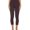 Marika High Waisted Lua Yoga Capris Black Plum -Marika 1749596405795 blackplum 2a