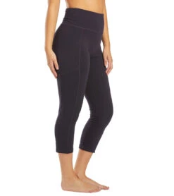 Marika Bailee High Rise Tummy Control Yoga Capris With Pockets Midnight Blue -Marika 1749596438563 midnightblue