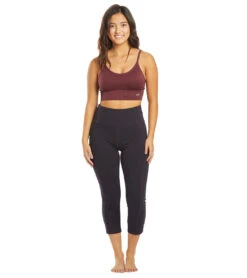 Marika Bailee High Rise Tummy Control Yoga Capris With Pockets Midnight Blue -Marika 1749596438563 midnightblue 4a