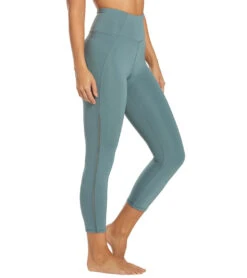 Marika High Waisted Lua Yoga Capris Goblin Blue -Marika 1749596504099 goblinblue