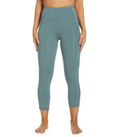 Marika High Waisted Lua Yoga Capris Goblin Blue