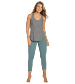 Marika High Waisted Lua Yoga Capris Goblin Blue -Marika 1749596504099 goblinblue 4a
