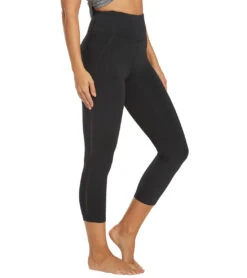 Marika High Waisted Lua Yoga Capris Black -Marika 1749596569635 black