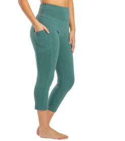Marika Bailee High Rise Tummy Control Yoga Capris With Pockets Mallard Green -Marika 1749596602403 mallardgreen