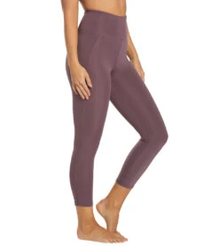 Marika High Waisted Lua Yoga Capris Wild Plum -Marika 1749596700707 wildplum