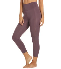 Marika High Waisted Lua Yoga Capris Wild Plum -Marika 1749596700707 wildplum 5a