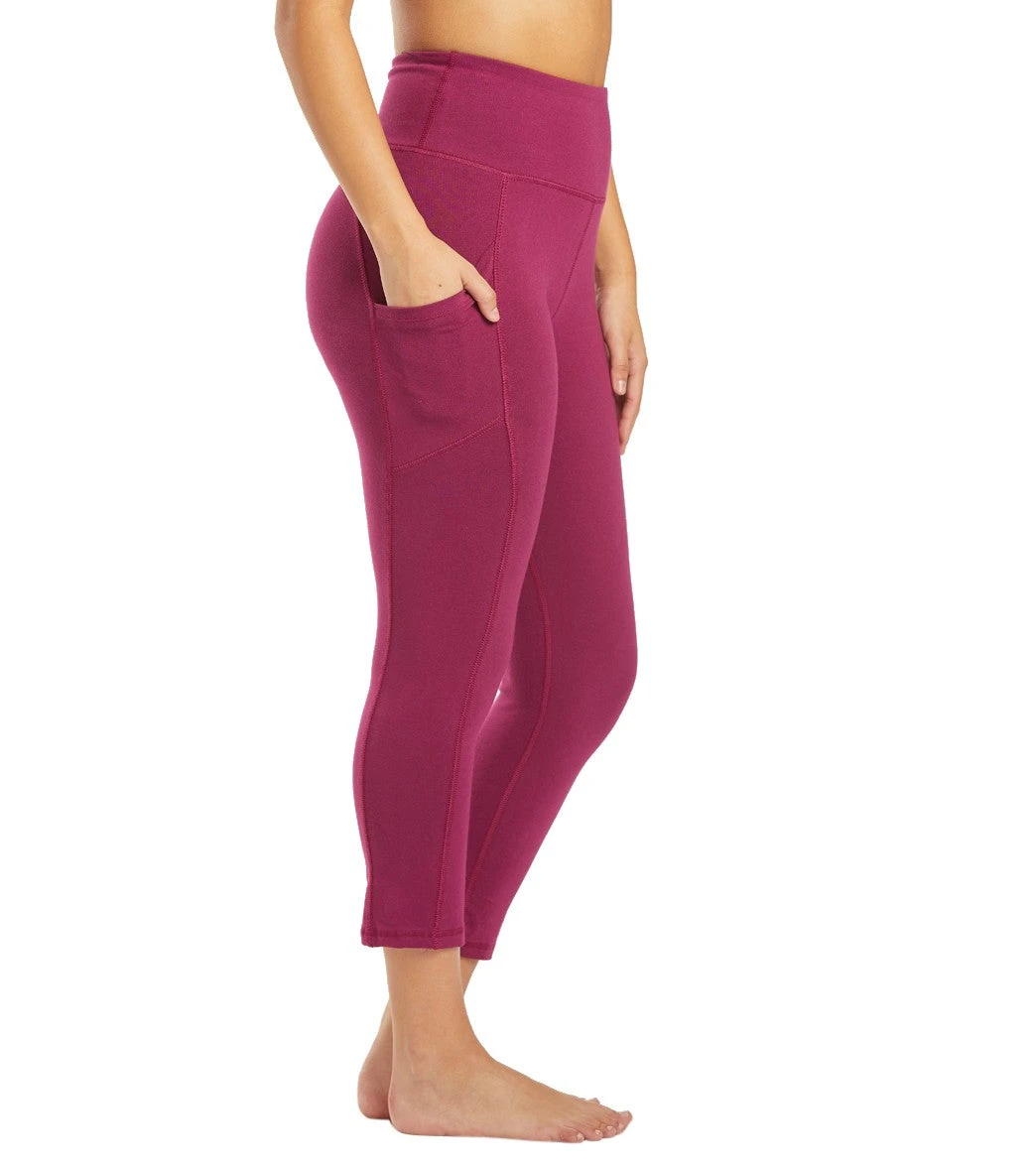 Marika Bailee High Rise Tummy Control Yoga Capris With Pockets Purple Potion 7 Marika Bailee High Rise Tummy Control Yoga Capris With Pockets Purple Potion - Image 5