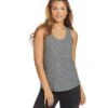Marika Racerback Yoga Tank Heather Black