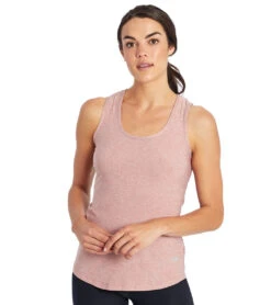 Marika Racerback Yoga Tank Heather Nostalgia Rose