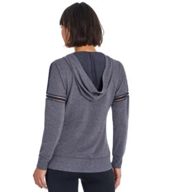 Marika Elsie Yoga Hoodie Heather Navy Blazer