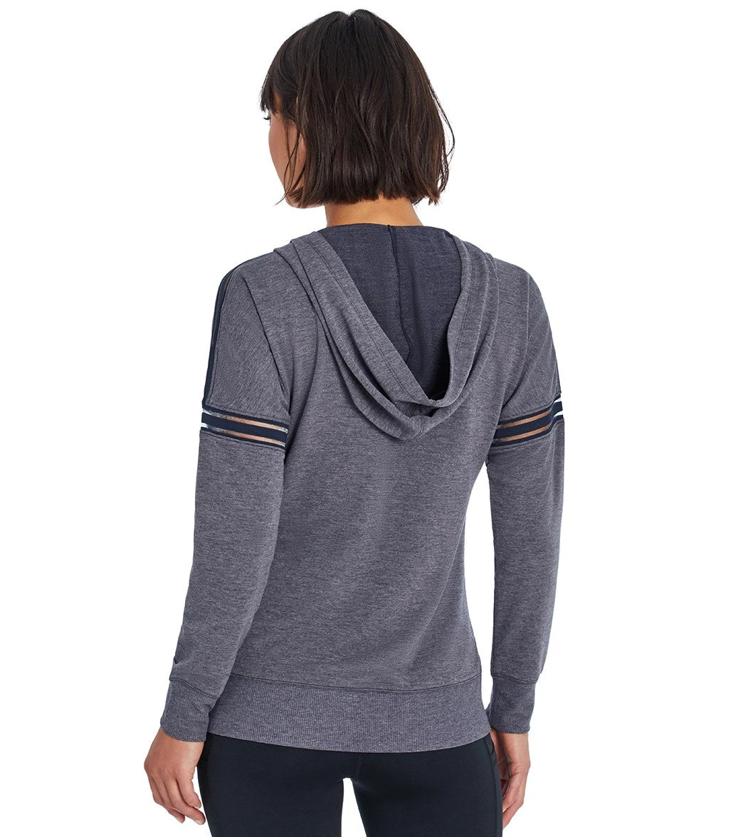 Marika Elsie Yoga Hoodie Heather Navy Blazer 3 Marika Elsie Yoga Hoodie Heather Navy Blazer