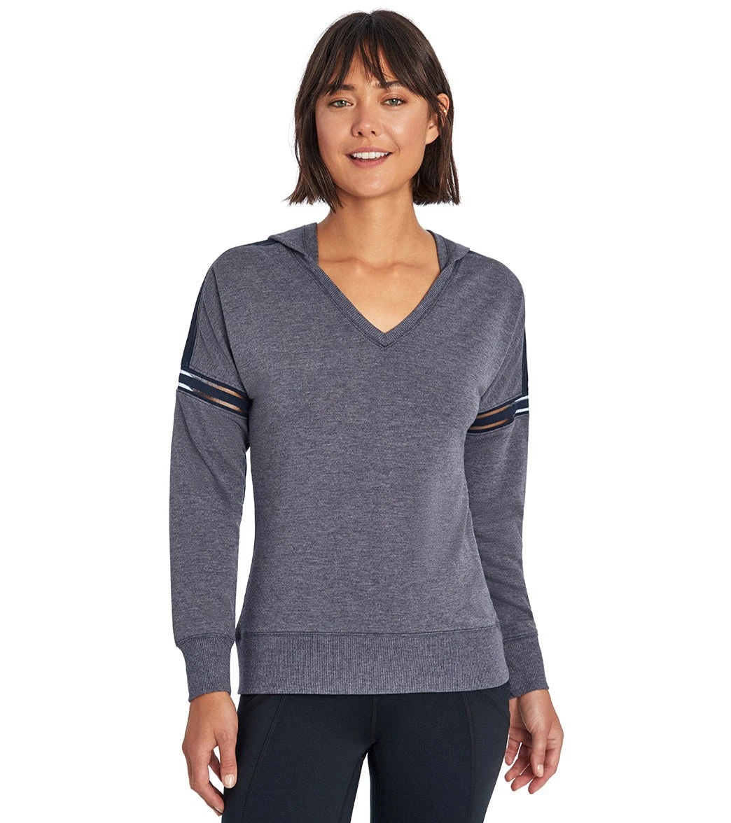 Marika Elsie Yoga Hoodie Heather Navy Blazer 5 Marika Elsie Yoga Hoodie Heather Navy Blazer - Image 3