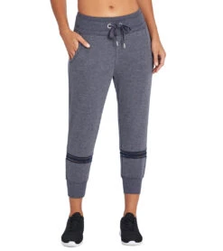 Marika Eva Capri Yoga Joggers Heather Navy Blazer -Marika 1749600043043 heathernavyblazer