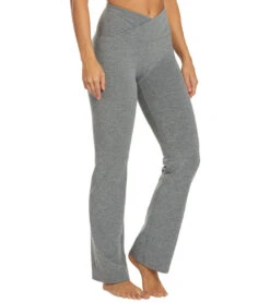 Marika Meditate Boot Cut Yoga Leggings Heather Black