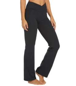 Marika Meditate Boot Cut Yoga Leggings Black